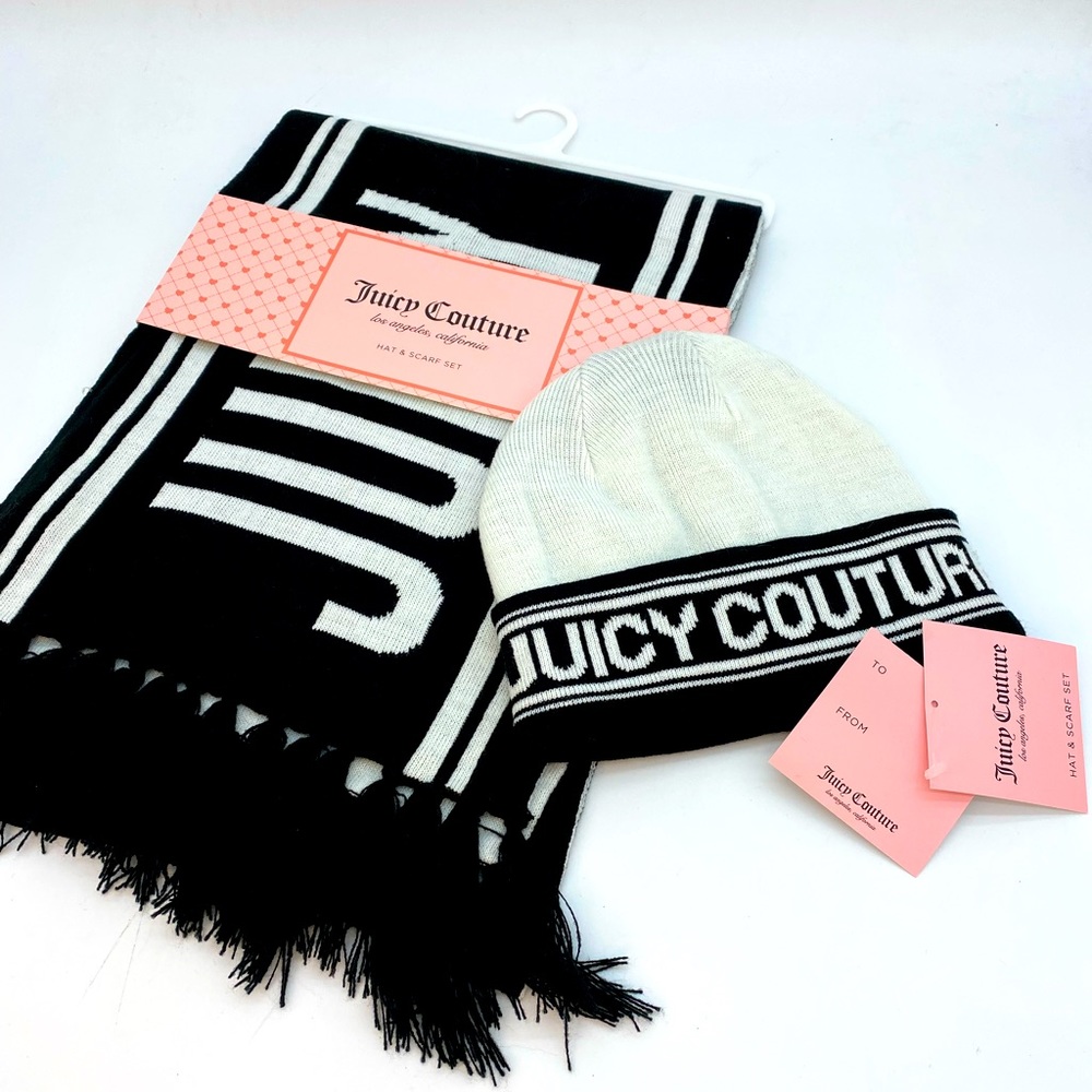 Juicy Couture Hat and Scarf Gift Set